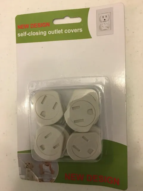 Outlet Covers 16 Pack Child Proof Outlet Plug Covers Self-Closing Design