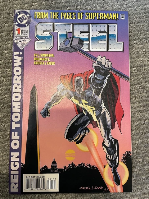 DC Comics Steel #1 February 1994 1st app of Natasha Irons