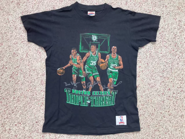 Vintage Boston Celtics Reggie Lewis Shirt Size Large – Yesterday's Attic