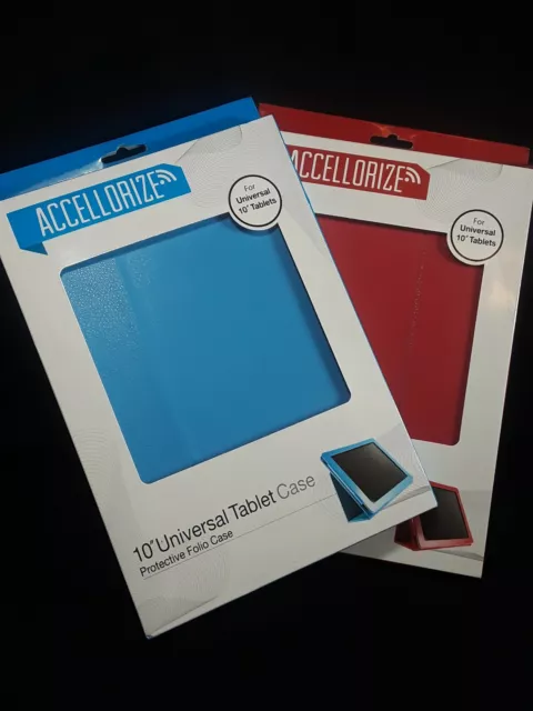 Étui folio pour tablette universel Accellorize 10 pouces - neuf en boîte 2 pour 5 dollars. 3