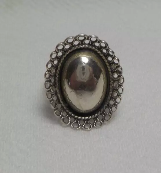 Vintage Beau Sterlingsilber Ring Verstellbar