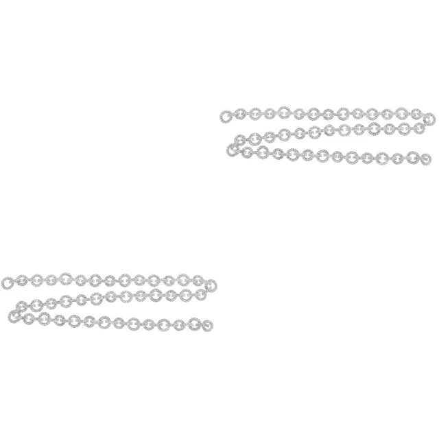 2x Zarte Premium Strass Decor Strass Trim Für Handwerk Kleid Decor Diy