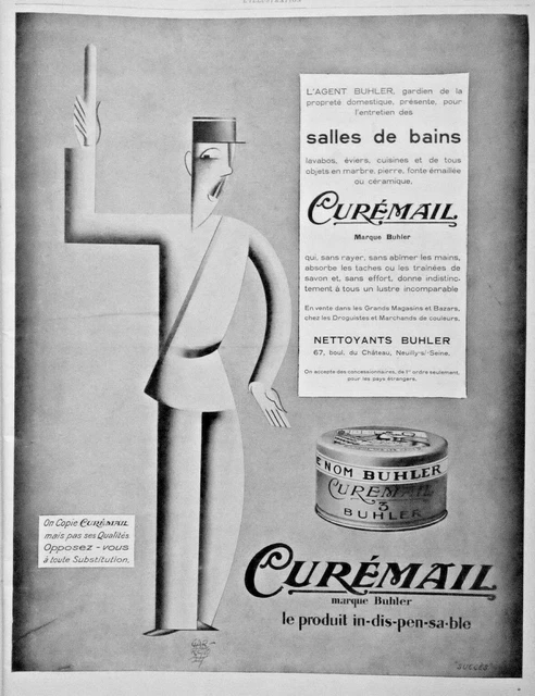1929 Buhler Agent Present Bathroom Curémail Press Advertisement