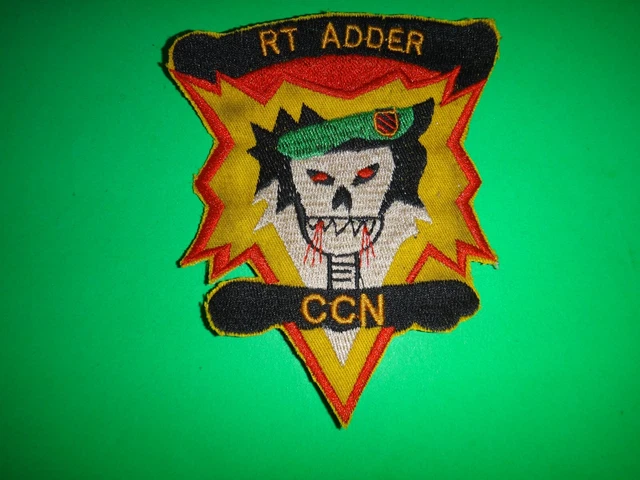 US 5TH SPECIAL Forces Group MACV-SOG RT ADDER CCN Patch From Vietnam ...