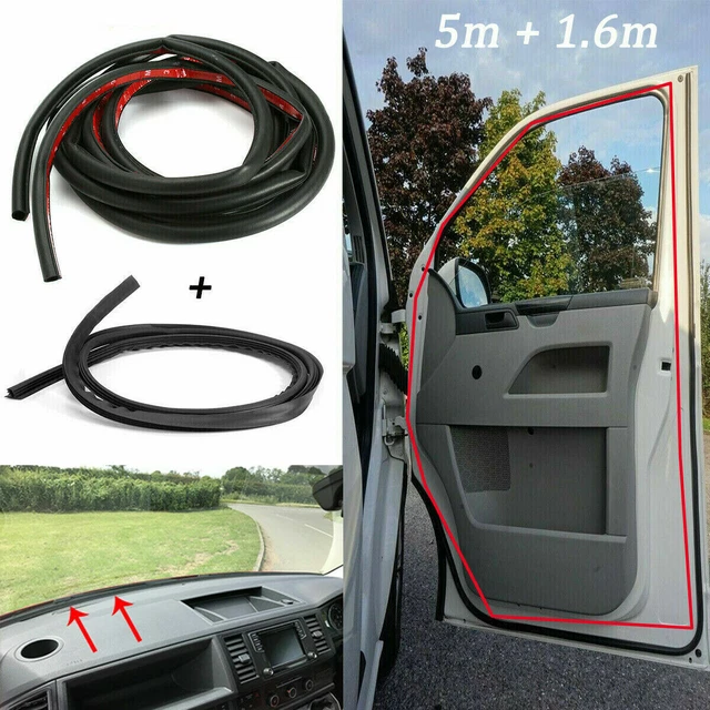 FOR VW T5 / T6 rubber seal seal door gasket front left + right 5 meters
