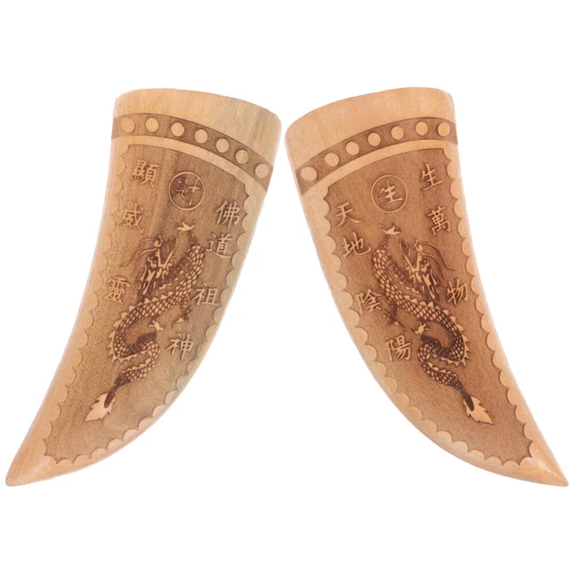 1 paire d'offrant des tasses sacrées sorcières tasses spirituelles saintes 2