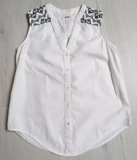 Blouse tunique chemise blanche JENNYFER taille XS