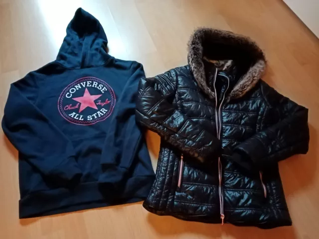 *Converse Kapuzen-Sweatshirt Gr.1527158*Winterjacke Gr.158*