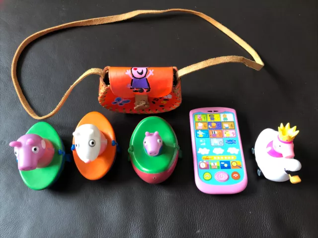 Pacchetto Giocattolo Cellulare Peppa Pig Parlante Giocattolo Bagno Giocattoli Borsa Bambina Bambina Giocattolo