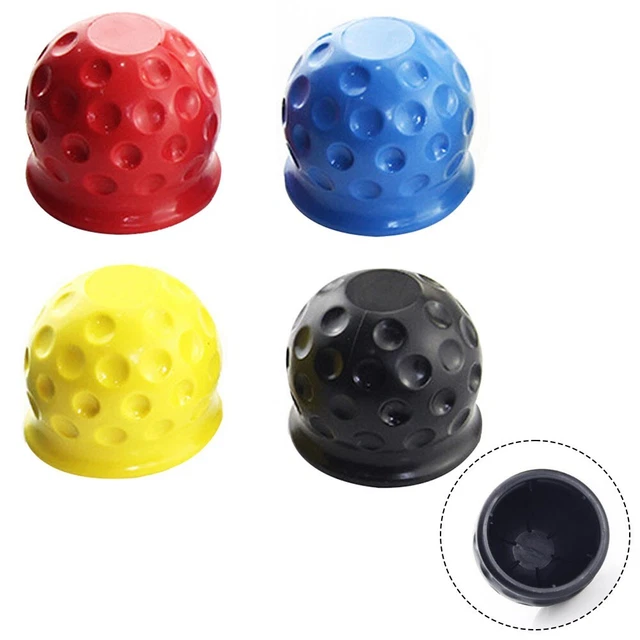 Universal 50mm Soft PVC Trailer Hitch Ball Protective Cover Black Color