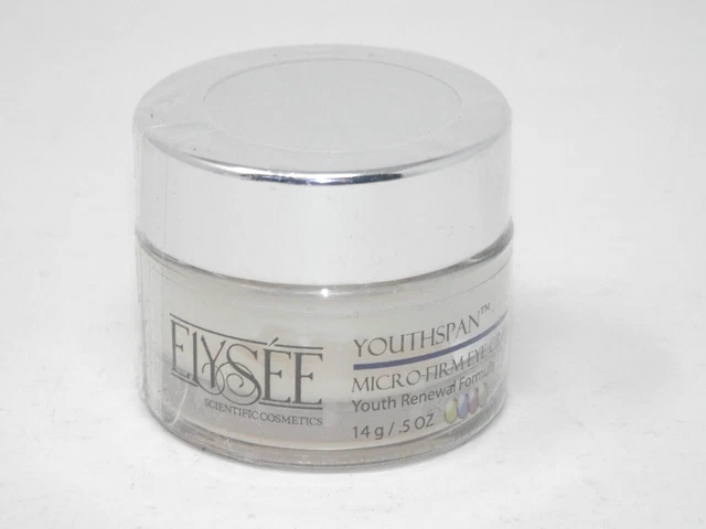 ELYSEE Youthspan Micro-Firm Eye Cream • Youth Renewal Formula 14g 0.5 Oz Sealed