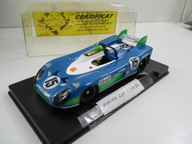 SRC MATRA 670B slot car 01104 24h Le Mans 1973 #12 Jaussaud 173/1020 1