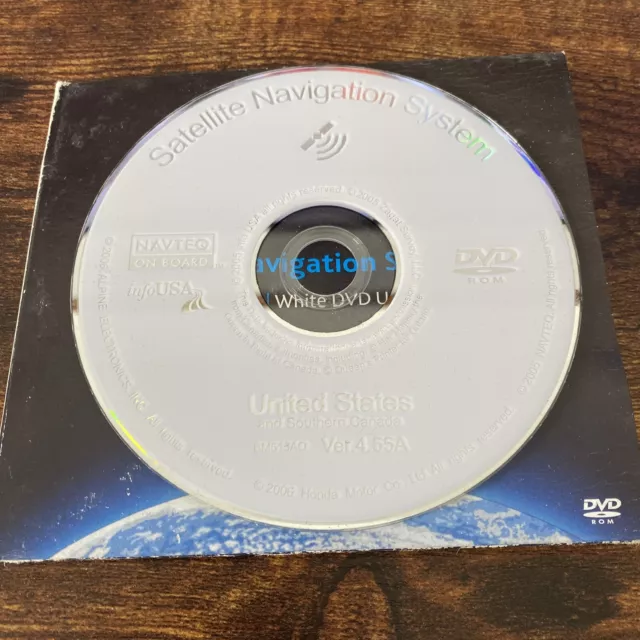 ✅ Used Genuine Acura MDX RDX RL TL TSX Navigation DVD Ver. 4.55A white