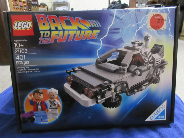 21103 LEGO 21103 BACK To The Future DeLorean DMC-12 Time Machine COMPLETE ...