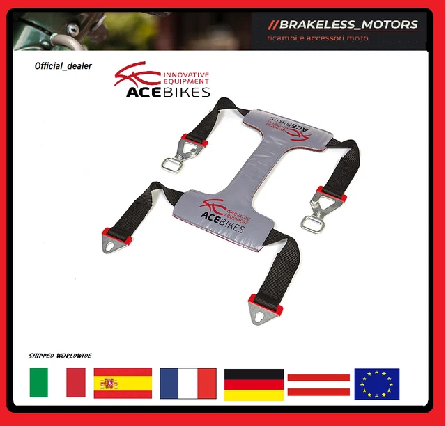 Tyrefix Basic - Set Di Fissaggio Con Cinghie Basic  - Bloccaggio Moto Carrello