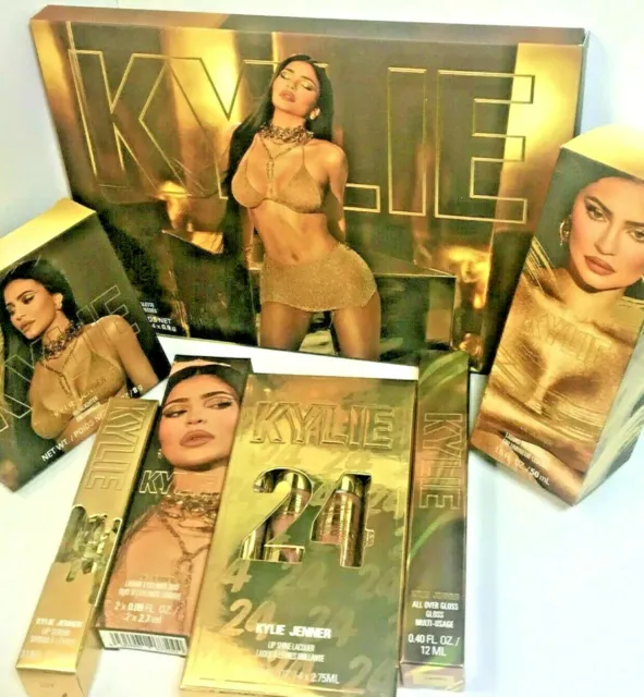 KYLIE JENNER Cosmetics 24K BIRTHDAY BUNDLE Full Set LIMITED EDITION COLLECTION