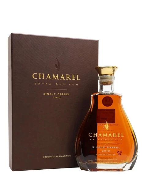 Chamarel - Extra Old Rum Single Barrel Limited Edition 2010 0,70 lt. + Box