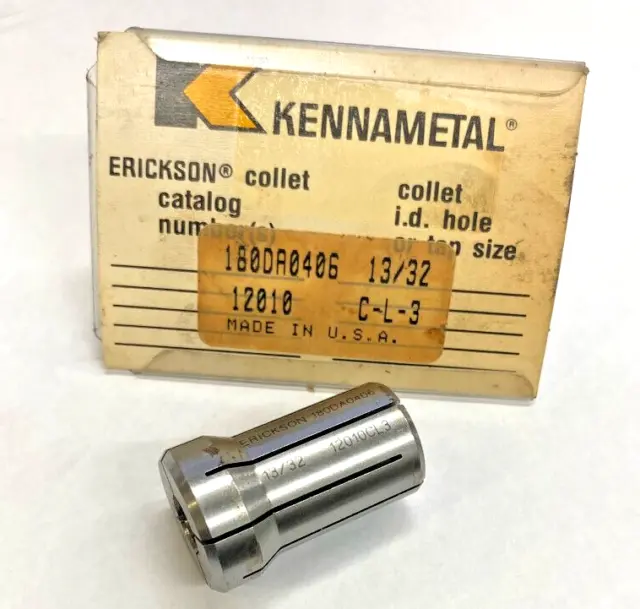 New Kennametal DA180 Double Angle Collet 13/32" (.4062")