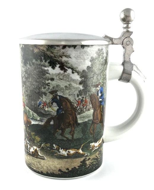Kurt Hammer German Beer Stein Hunting Scene Numbered