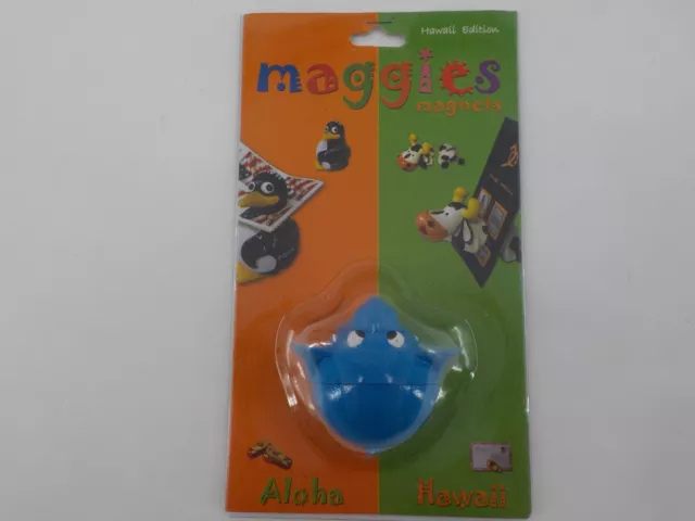 Maggies Magnets Hawaii Edition Front & Back Cute Blue Elaphant Aloha Hawaii Nip