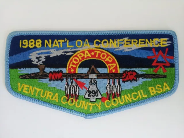 OA Topa Topa Lodge 291 S29 1988 Nat'l OA Conference Flap