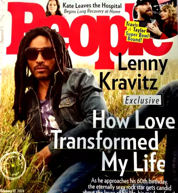 PEOPLE MAGAZINE FEBRUARY 26, 2024 TRAVIS KELCE TAYLOR SMITH SUPER BOWL
