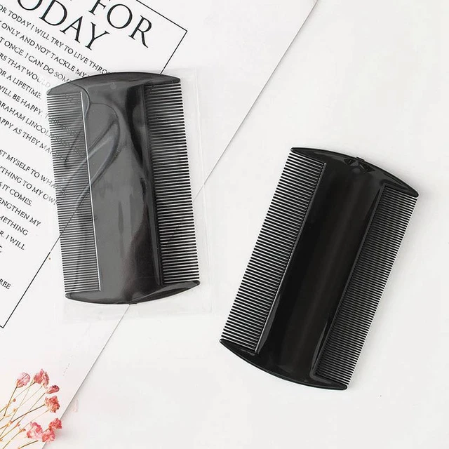 Nit Comb Sided Pet Nit Comb Double Nits Kids Pastel Flea Head Lice Detection