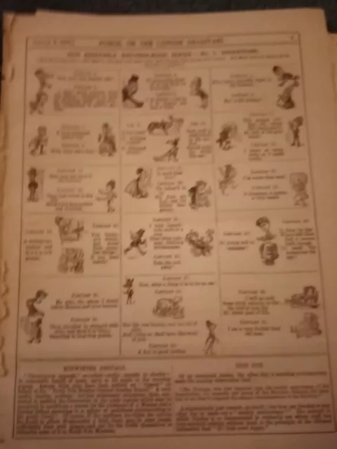 Sa80 Ephemera 1883 original punch cartoon birthday book series Shakespeare