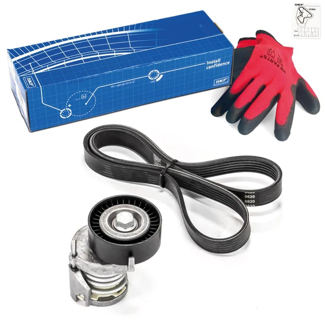 Kit De Courroie Multi-V SKF VKMA 31202 - Remplacement Complet Avec Galets Et Courroie