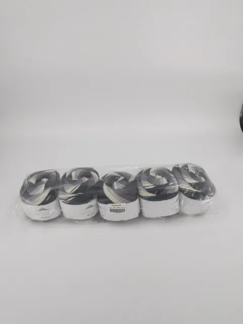 Pastel de acrílico Hobbii Horizon premium antitirón 200 g 601 yardas negro gris 5 piezas