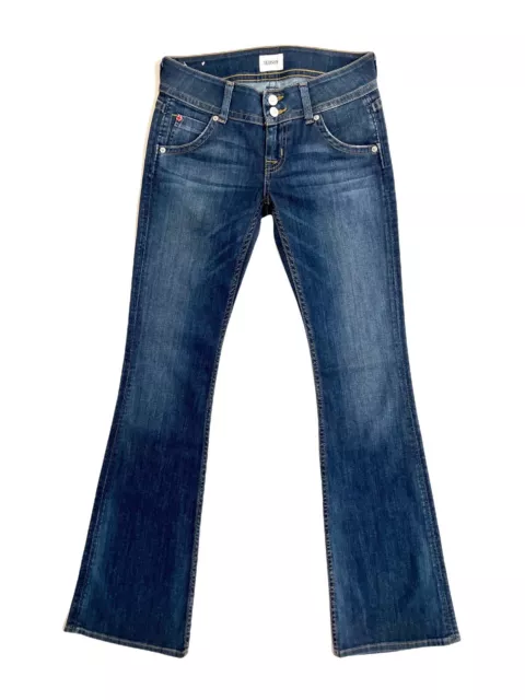 Hudson Signature Boot Cut Jeans Enlightened Wash Low Rise SZ 25 New + Defect