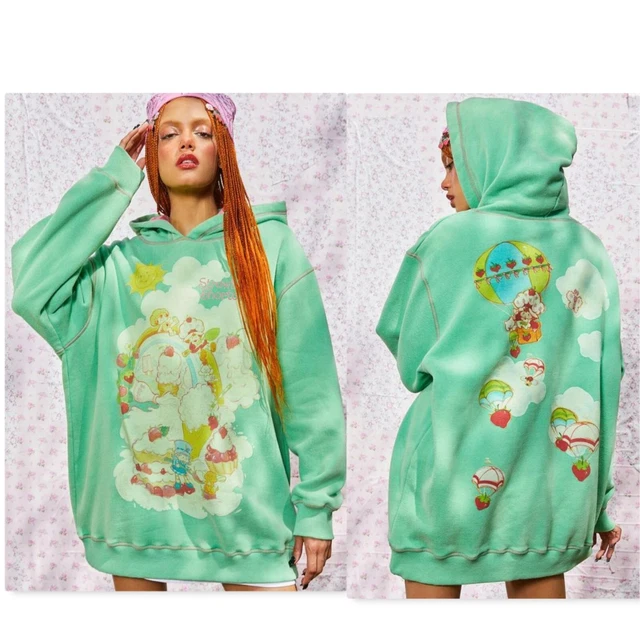 DOLLS KILL X Strawberry Shortcake Cooking Up Fun Oversized Hoodie