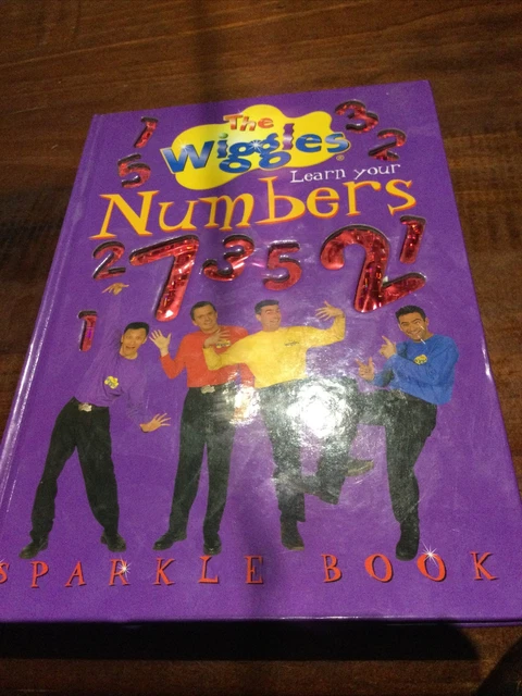 WIGGLES SPARKLE BOOK Original Cast Vintage 2000 Learn Your Numbers Free ...