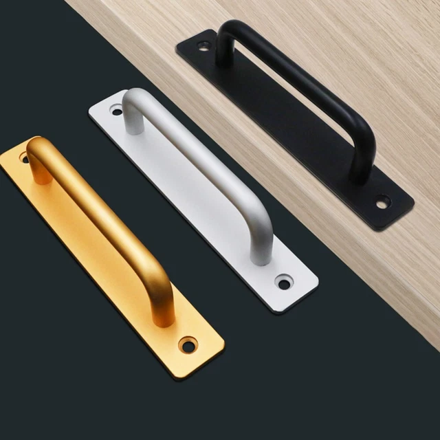 Heavy Duty Alloy Sliding Barn Door Handle Pull Flush Hardware Drawer Pulls Gate