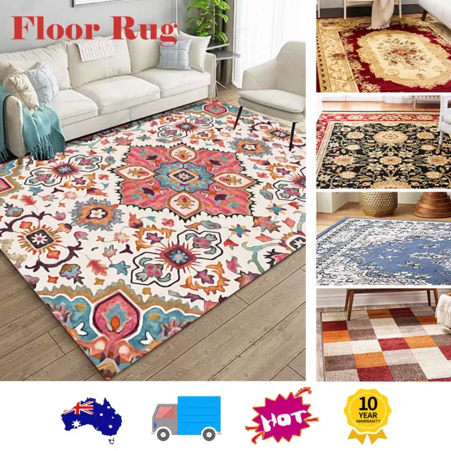 Clearance Large Room Area Rug Runner Distressed Floral Retro Persian Carpet NEW