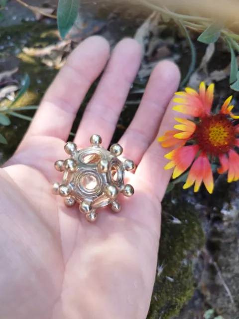 Handmade bronze  Roman dodecahedron