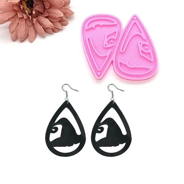 Earring Pendant Mold Resin Epoxy Silicone Mold Jewelry Casting DIY Crafts