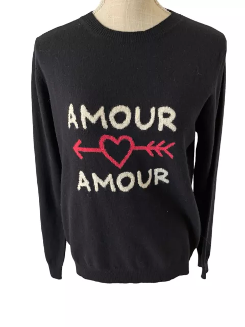 Chinti & Parker Amour Amour Sweater Wool Cashmere Blend Size M NWT