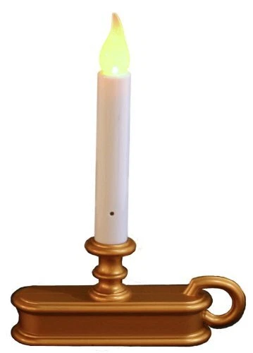 Ventana de Navidad LED Vela de Navidad con Sensor Acabado Antiguo Inalámbrico