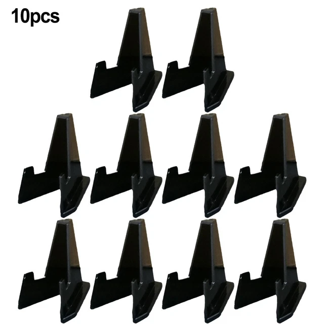 Lot De 10 Supports De Panneau Adhésifs Transparents - Porte-Étiquettes Polyvalents Pour Table Et Comptoir