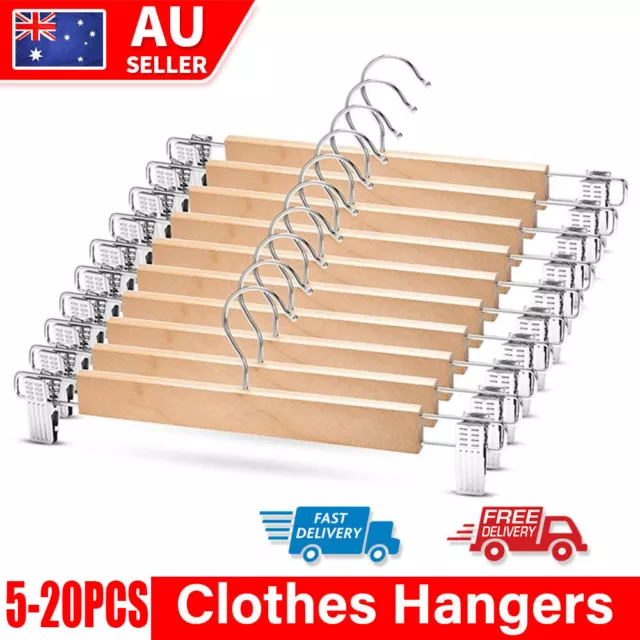 Metal Clip Hangers Trouser Skirt Coat Pants Dress Clothes Clothing Coat Hangers