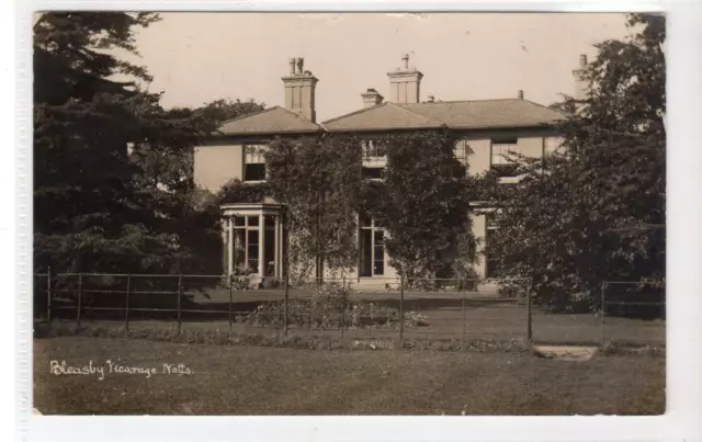 BLEASBY VICARAGE: Nottinghamshire postcard (C42326)