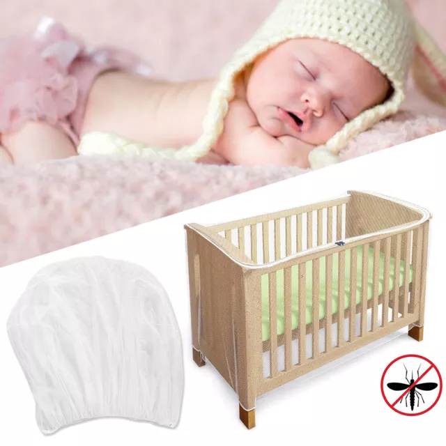 Mesh Accessories Summer Crib Mosquito Net Elastic Band Baby Cot Travel New