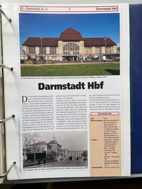 Darmstadt aus Das große Archiv der Bahnhöfe