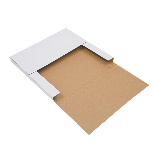 200 LP 12.5x12.5 Premium Record Mailers Book Box 0.5/1" Depth Shipping Mailer
