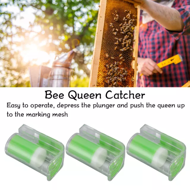Queen Marking Kit Plastic Queen Bee Marking Cage Catcher Queen Grün Neu