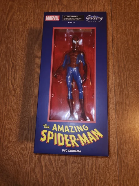 The Amazing Spiderman Diamond Select Gallery Diorama 9" Figure New NIB