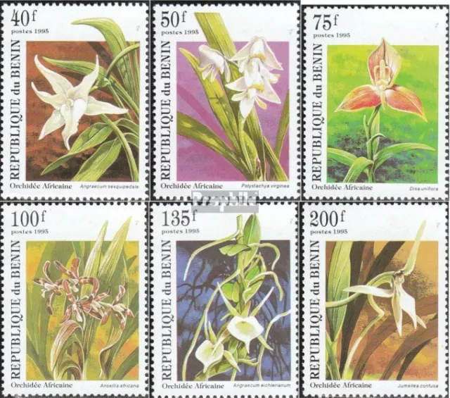 Benin 710-715 unmounted mint / never hinged 1995 Orchids