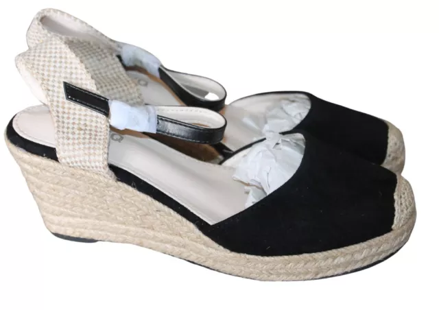 Women's Platform Wedge Sandals Espadrille Sandals For Women Size 9 Closed Toe