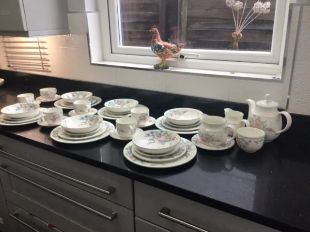 Servizio Cena Carmel Vintage Royal Doulton Per Sei Plus Extra